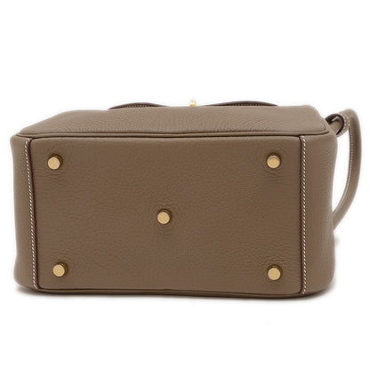 リンディ26 トリヨン エトゥープ ゴールド金具 K刻印 ショルダーバッグ