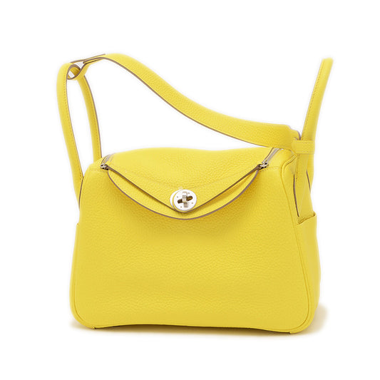 リンディ26 トリヨン ライム シルバー金具 Z刻印 ショルダーバッグ