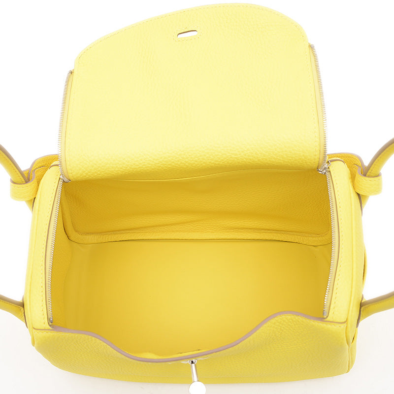 リンディ26 トリヨン ライム シルバー金具 Z刻印 ショルダーバッグ