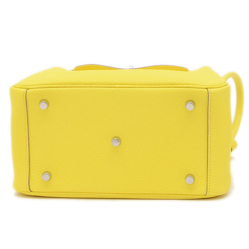 リンディ26 トリヨン ライム シルバー金具 Z刻印 ショルダーバッグ