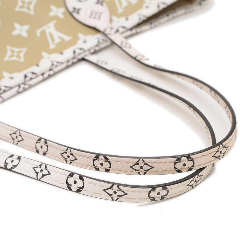 モノグラムジャイアント ネヴァーフルMM トートバッグ カーキ M44568 トートバッグ