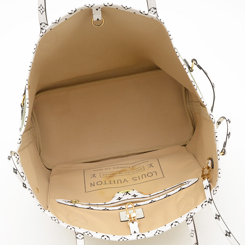 モノグラムジャイアント ネヴァーフルMM トートバッグ カーキ M44568 トートバッグ