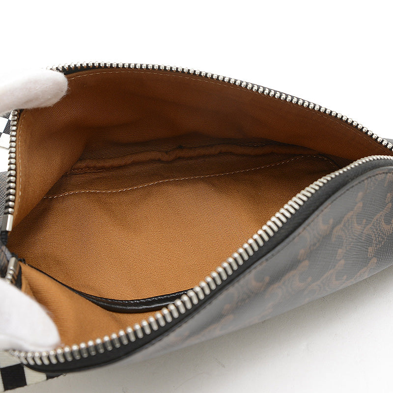 トリオンフ ボディバッグ ブラック 195972 ウエストバッグ