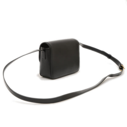 トリオンフ ショルダーバッグ カーフスキン ブラック ゴールド金具 ショルダーバッグ