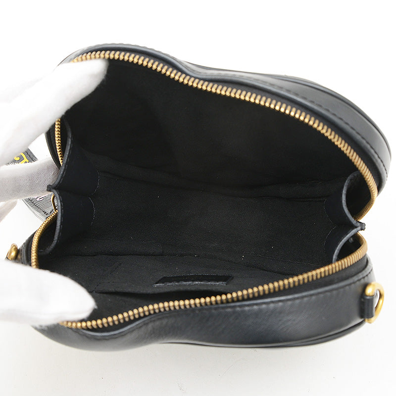 ニューウェーブ ハート 2WAYバッグ ブラック M52796 ショルダーバッグ