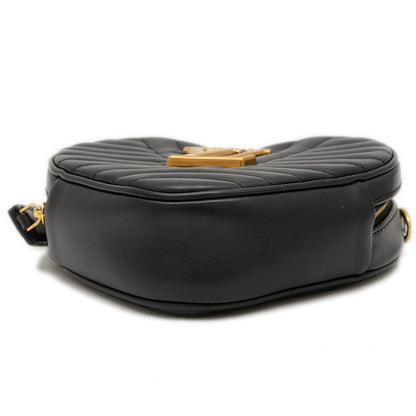 ニューウェーブ ハート 2WAYバッグ ブラック M52796 ショルダーバッグ