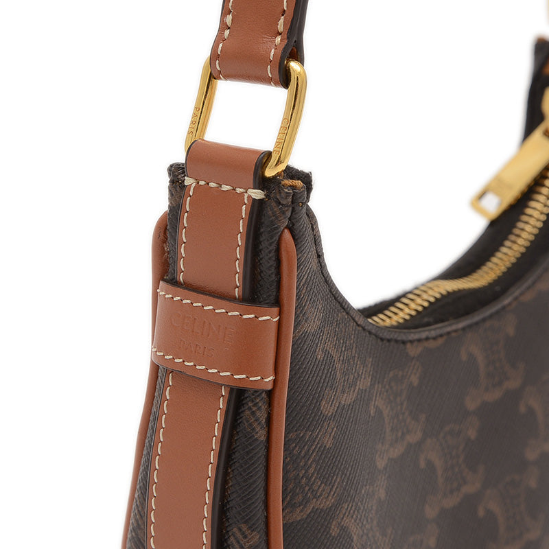 トリオンフ アヴァ ミニ ハンドバッグ ポーチ タン/ブラック ショルダーバッグ