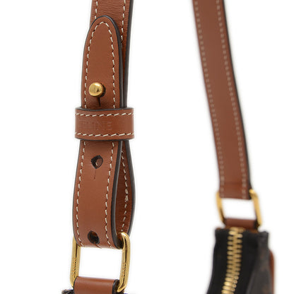 トリオンフ アヴァ ミニ ハンドバッグ ポーチ タン/ブラック ショルダーバッグ