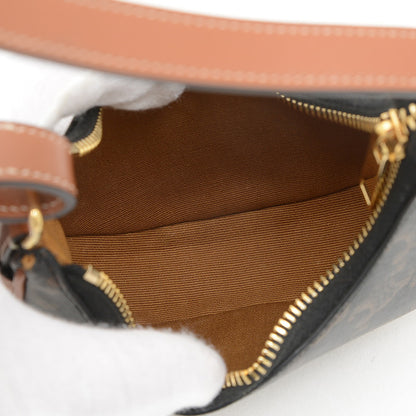 トリオンフ アヴァ ミニ ハンドバッグ ポーチ タン/ブラック ショルダーバッグ