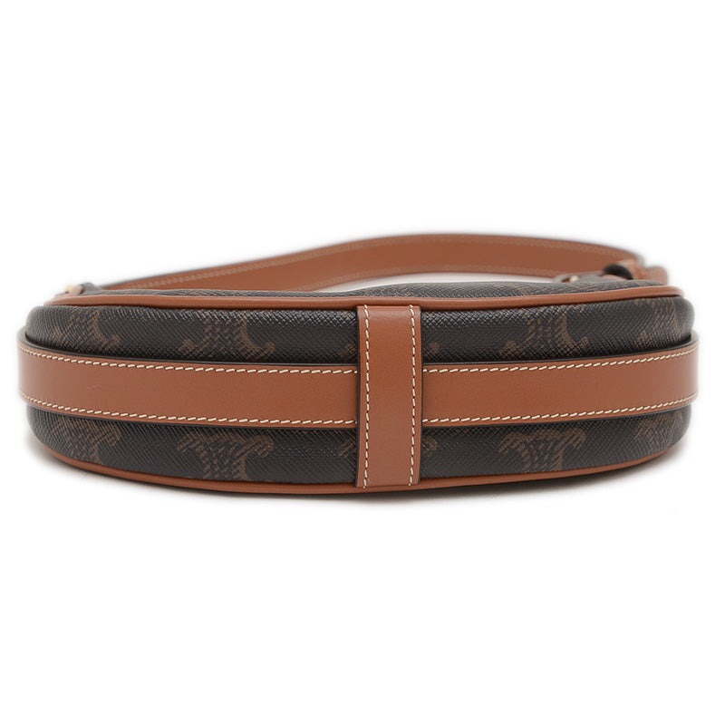 トリオンフ アヴァ ミニ ハンドバッグ ポーチ タン/ブラック ショルダーバッグ