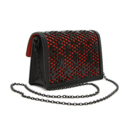 モノグラムレース ポルトフォイユ ドーフィーヌ ショルダーバッグ レッド M81376 ショルダーバッグ