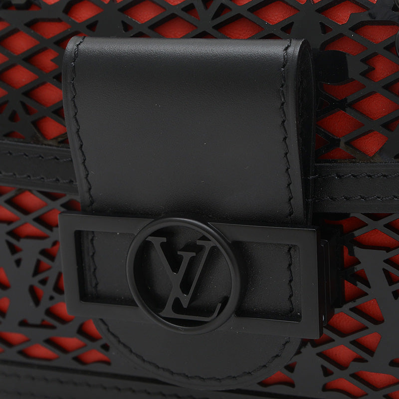 モノグラムレース ポルトフォイユ ドーフィーヌ ショルダーバッグ レッド M81376 ショルダーバッグ