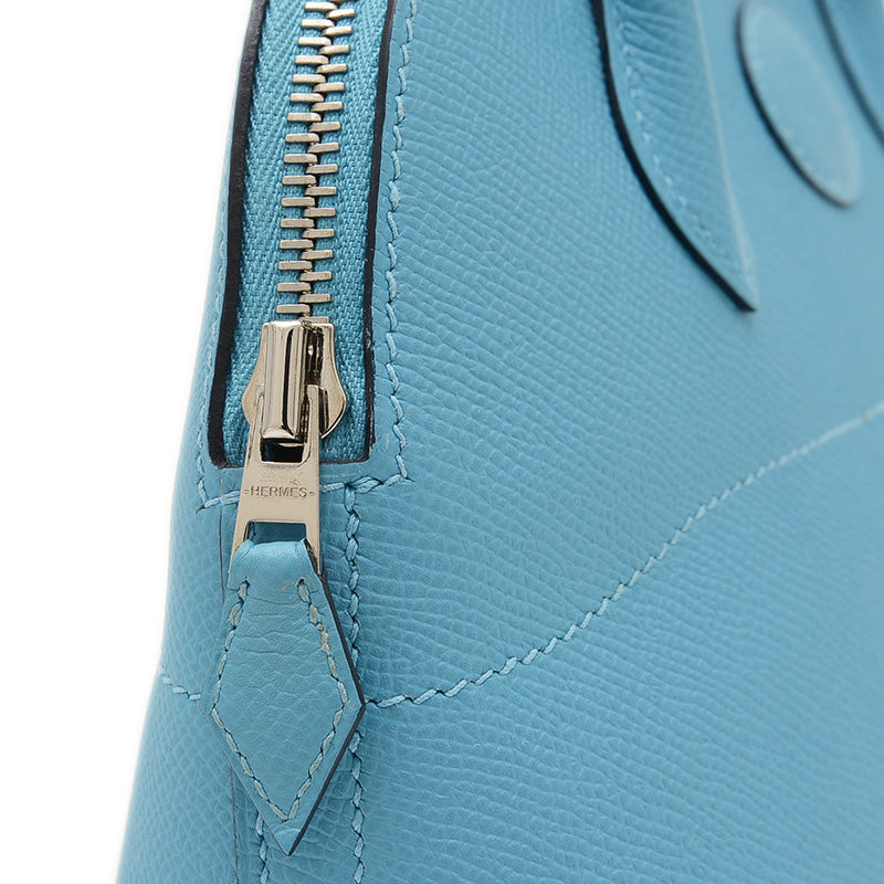 ボリード27 エプソン ブルーノール シルバー金具 D刻印 ハンドバッグ