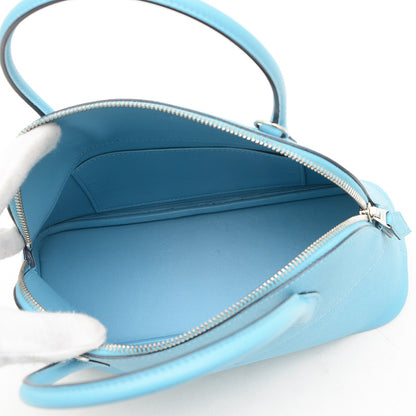 ボリード27 エプソン ブルーノール シルバー金具 D刻印 ハンドバッグ