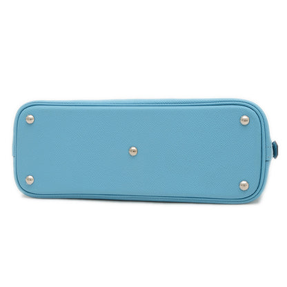 ボリード27 エプソン ブルーノール シルバー金具 D刻印 ハンドバッグ