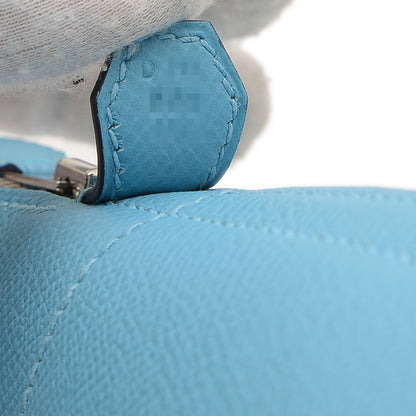 ボリード27 エプソン ブルーノール シルバー金具 D刻印 ハンドバッグ