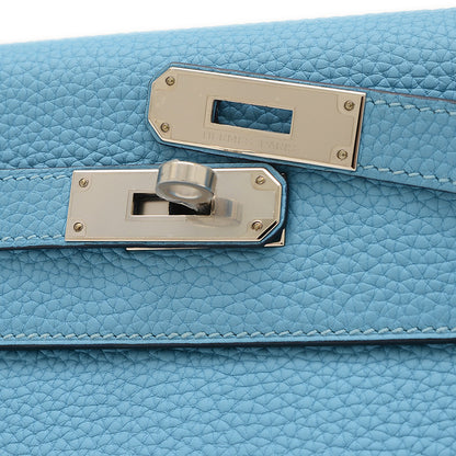 ケリー28 内縫い トゴ ブルーノール シルバー金具 D刻印 ハンドバッグ