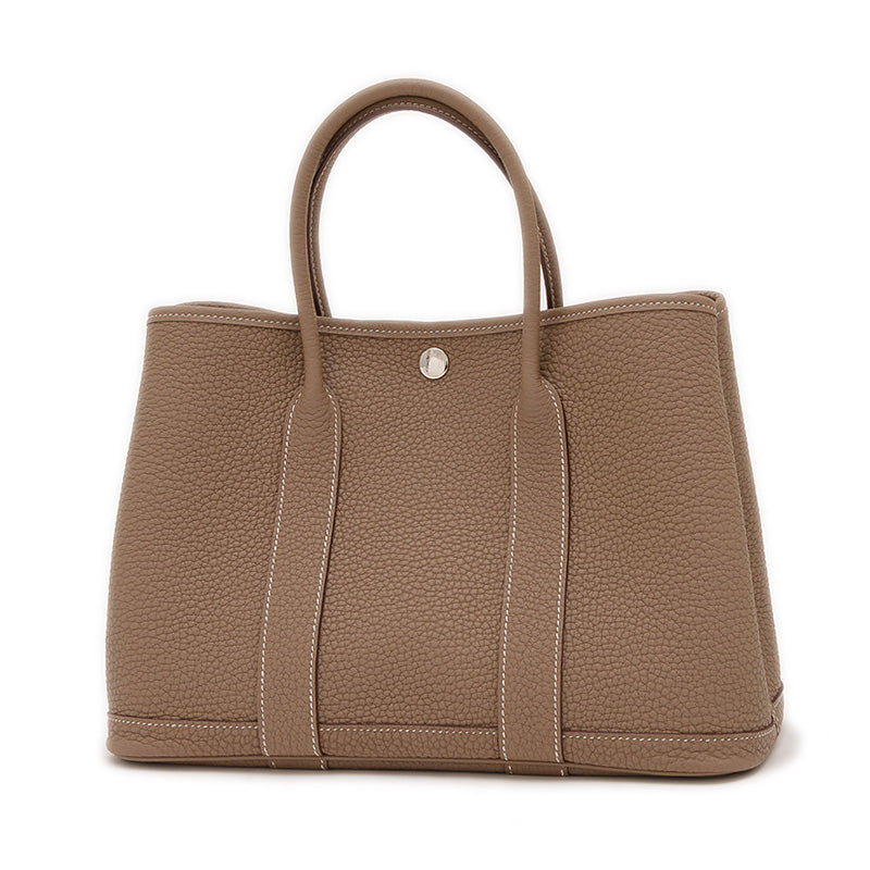 ガーデンパーティTPM 30 ネゴンダ エトゥープ W刻印 トートバッグ