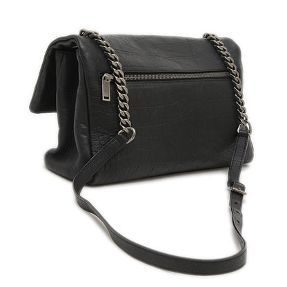 ウエストハリウッド ショルダーバッグ レザー ブラック シルバー金具 620663 ショルダーバッグ