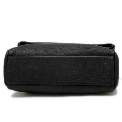 ウエストハリウッド ショルダーバッグ レザー ブラック シルバー金具 620663 ショルダーバッグ