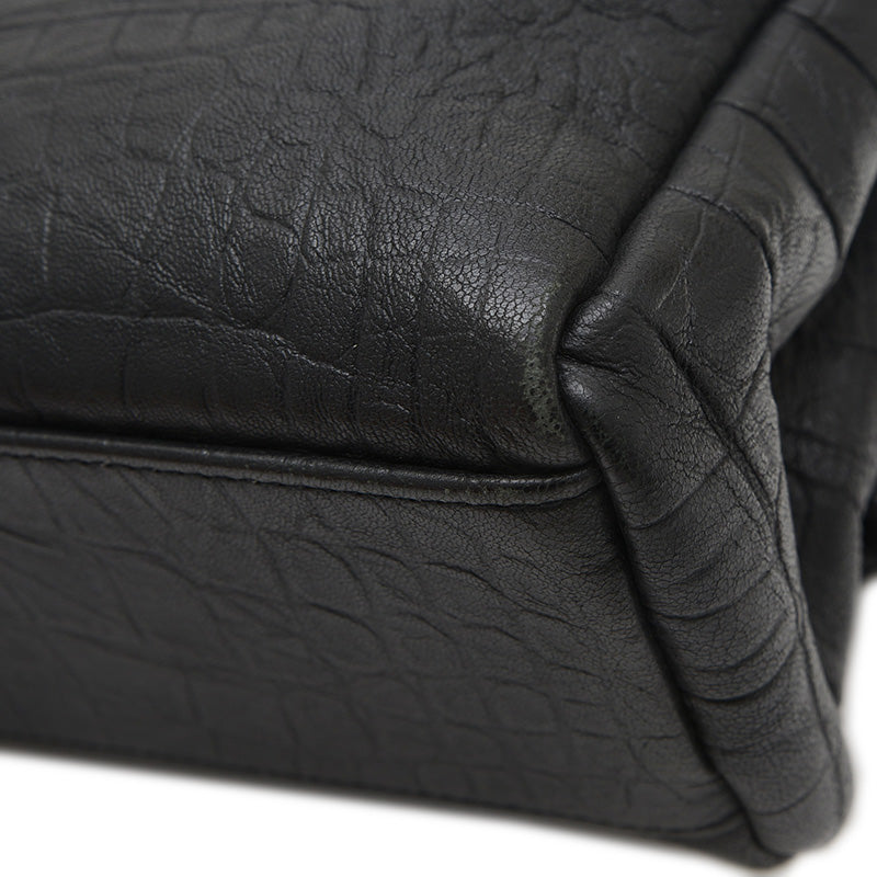 ウエストハリウッド ショルダーバッグ レザー ブラック シルバー金具 620663 ショルダーバッグ