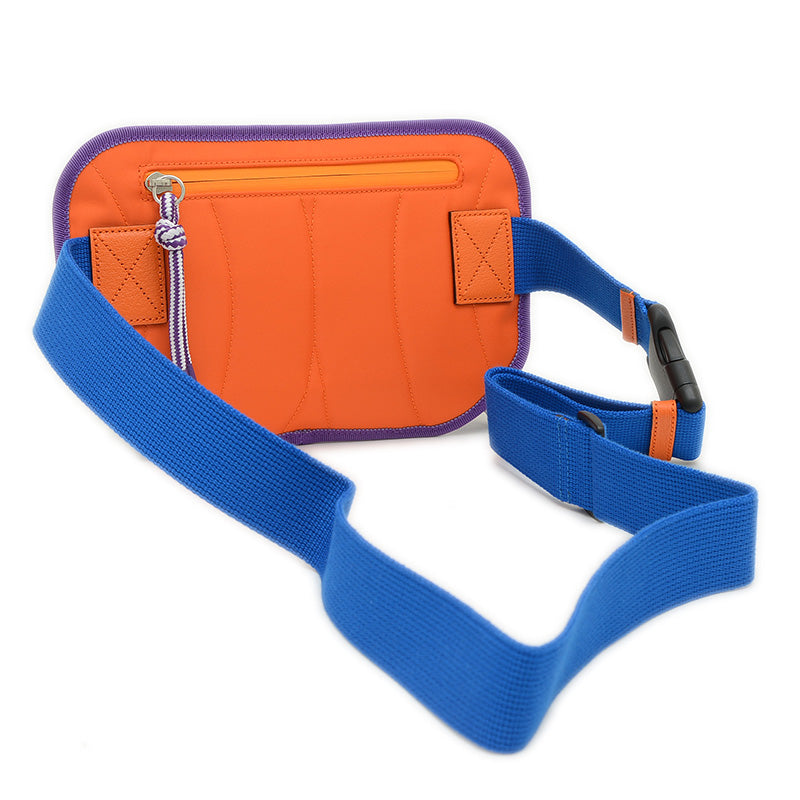 GGナイロン ウエストバッグ ナイロン/ラバー パープル/ブルー 752102 ウエストバッグ