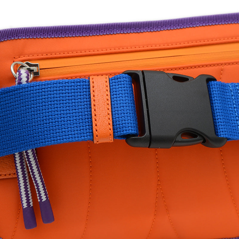 GGナイロン ウエストバッグ ナイロン/ラバー パープル/ブルー 752102 ウエストバッグ