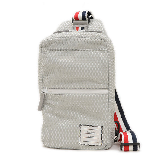 ショルダーバッグ メッシュ/ナイロン グレー メンズ ショルダーバッグ