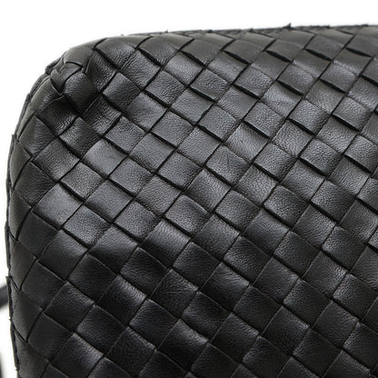 ノディーニ イントレチャート ショルダーバッグ レザー ブラック ヴィンテージ ショルダーバッグ