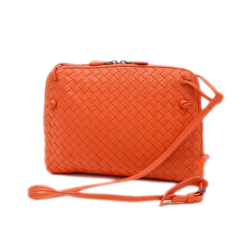 イントレチャート ショルダーバッグ レザー オレンジ ショルダーバッグ