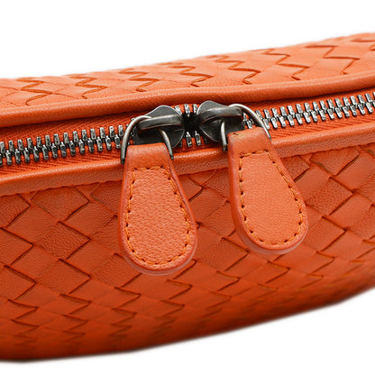 イントレチャート ショルダーバッグ レザー オレンジ ショルダーバッグ