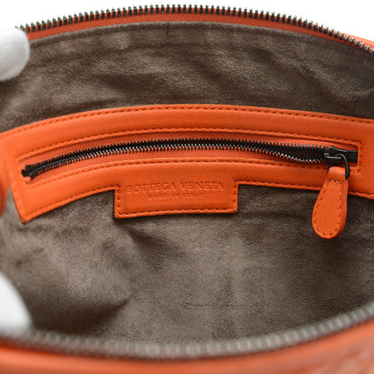 イントレチャート ショルダーバッグ レザー オレンジ ショルダーバッグ