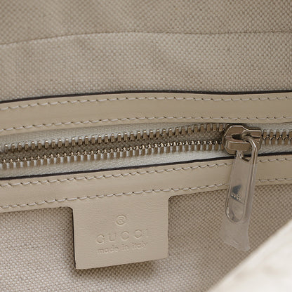 GGエンボス ショルダーバッグ レザー アイボリー 626363 ショルダーバッグ