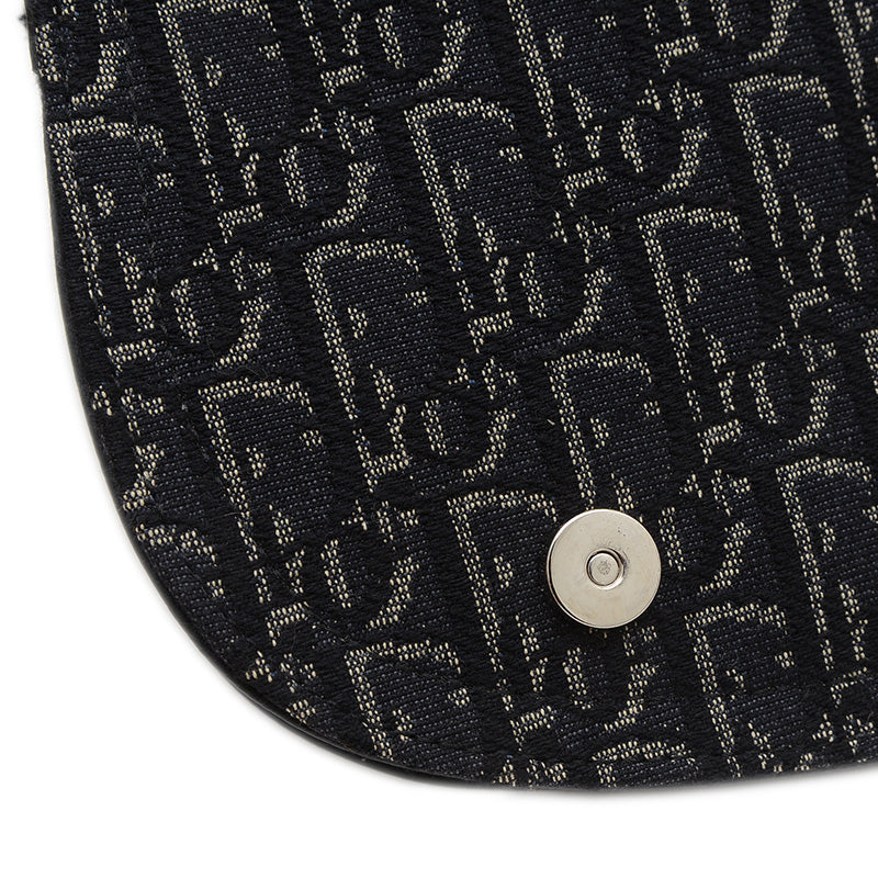 サドルバッグ オブリーク ショルダーバッグ ジャガード ブラック ショルダーバッグ