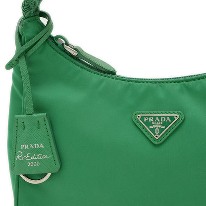 Re-Edition ミニハンドバッグ ナイロン グリーン 1NE204 ハンドバッグ