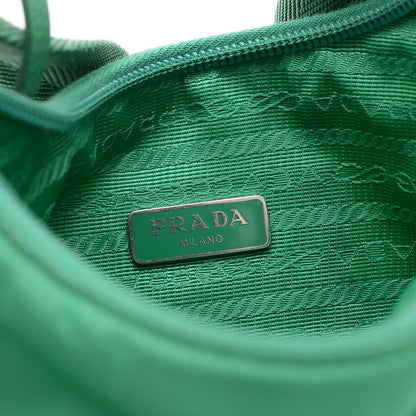 Re-Edition ミニハンドバッグ ナイロン グリーン 1NE204 ハンドバッグ