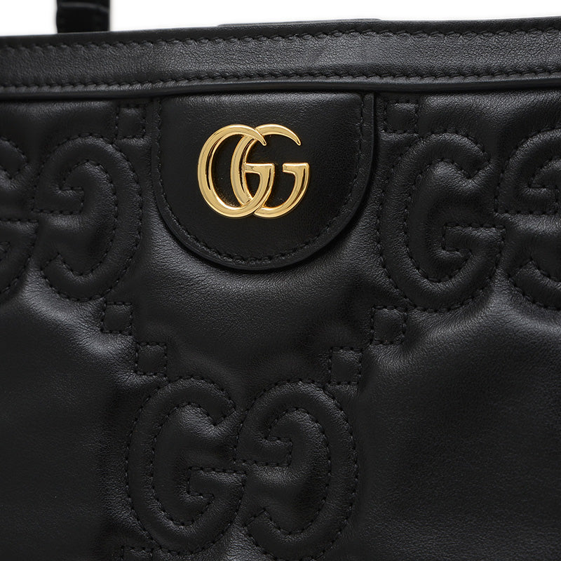 GGマトラッセ ラージ トートバッグ ブラック 631685 トートバッグ