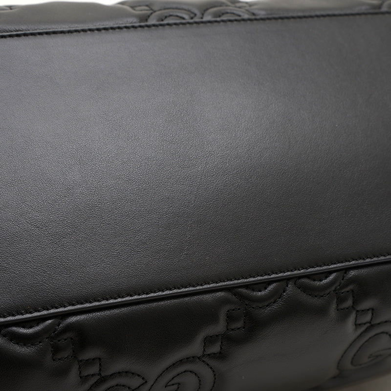 GGマトラッセ ラージ トートバッグ ブラック 631685 トートバッグ