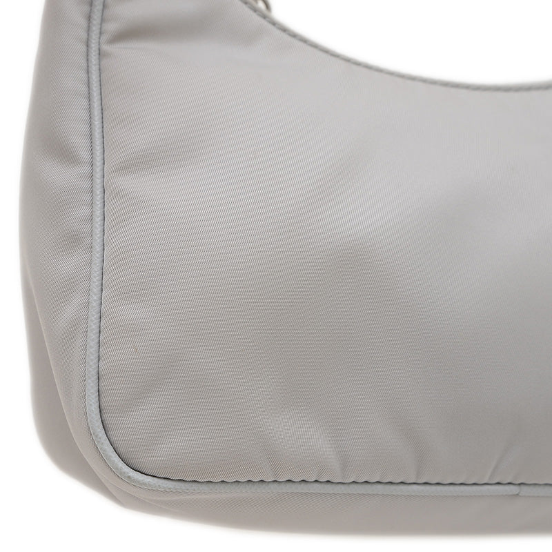 Re-Edition 2WAY ショルダーバッグ ナイロン グレー ポーチ付き 1BH204 ショルダーバッグ