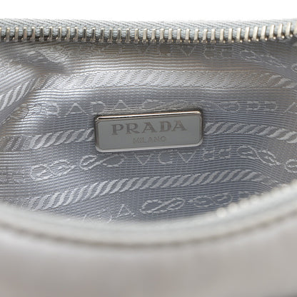 Re-Edition 2WAY ショルダーバッグ ナイロン グレー ポーチ付き 1BH204 ショルダーバッグ