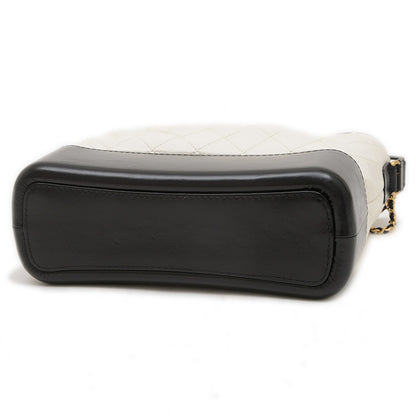 ガブリエル ドゥ ホーボー ショルダーバッグ レザー ホワイト/ブラック ショルダーバッグ