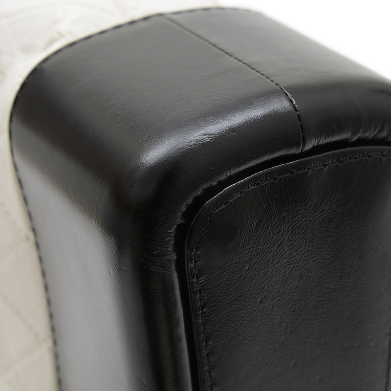 ガブリエル ドゥ ホーボー ショルダーバッグ レザー ホワイト/ブラック ショルダーバッグ