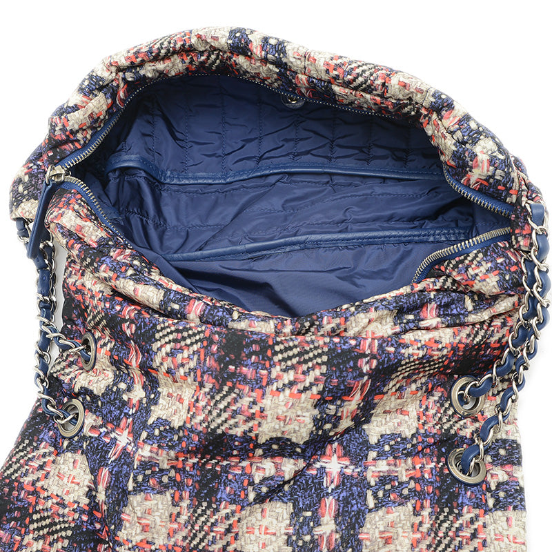 プリント チェーンショルダーバッグ ナイロン マルチカラー A66457 ショルダーバッグ