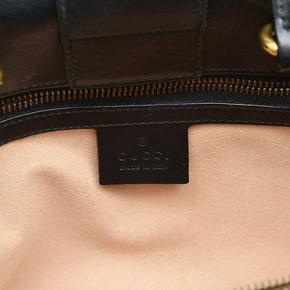 GGマーモント キルティング 2WAYバッグ ブラック 448054 ハンドバッグ