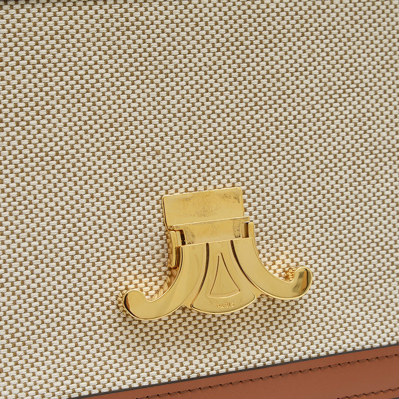 クラシック トリオンフ ショルダーバッグ キャンバス/レザー ナチュラル/タン 191242 ショルダーバッグ