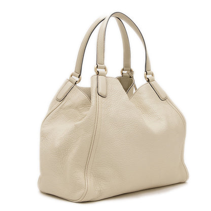 ソーホー インターロッキングG トートバッグ レザー アイボリー 282309 ハンドバッグ