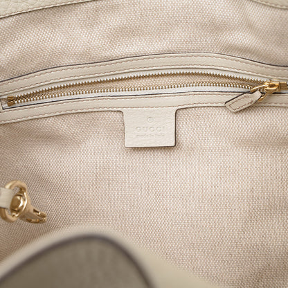 ソーホー インターロッキングG トートバッグ レザー アイボリー 282309 ハンドバッグ