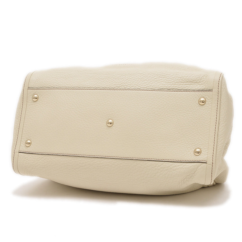 ソーホー インターロッキングG トートバッグ レザー アイボリー 282309 ハンドバッグ