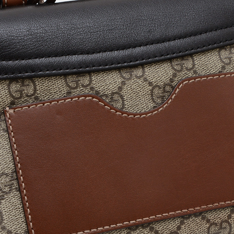 GGスプリーム 2WAYバッグ ベージュ/ブラック/ブラウン 658487 ショルダーバッグ