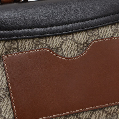 GGスプリーム 2WAYバッグ ベージュ/ブラック/ブラウン 658487 ショルダーバッグ